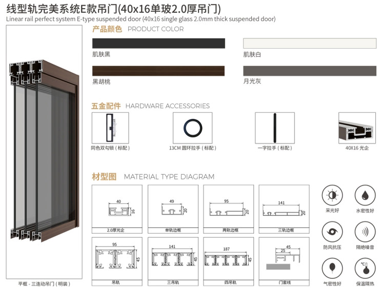 極窄鋁門(mén)_完美系統(tǒng)E款 2.0厚系列(吊門(mén))